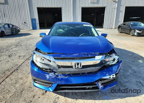 2018 Honda Civic Ex from USA, damaged, VIN 2HGFC2F76JH590740
